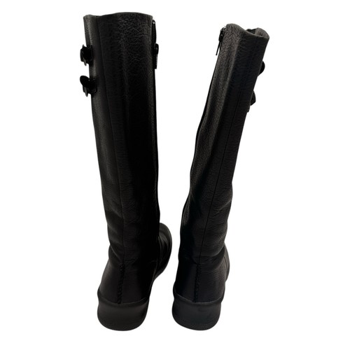 Keen Women's Black Leather Baby Bern ii Tall Boots Size 6 - Picture 7 of 8