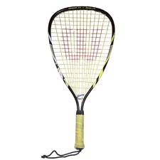 Wilson Hyperion UFO Squash Racquet Black Yellow Strung Racket