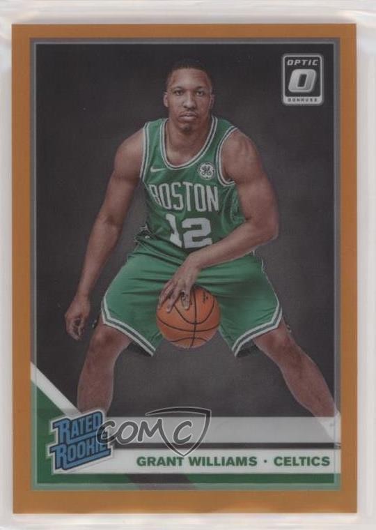 2019 Panini Donruss Optic Rated Rookie Orange Prizm /199 Grant Williams #157 1yj