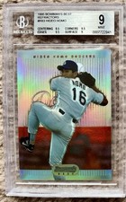 1995 Bowman’s Best Refractor #83 Hideo Nomo RC BGS 9 Los Angeles Dodgers 