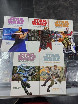 Star Wars Clone Wars Volumes 1 4 5 6 7 TPB Lot Dark Horse Lot 5