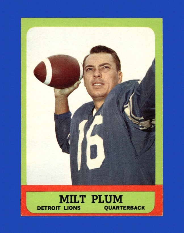 1963 Topps Set-Break # 25 Milt Plum EX-EXMINT *GMCARDS*