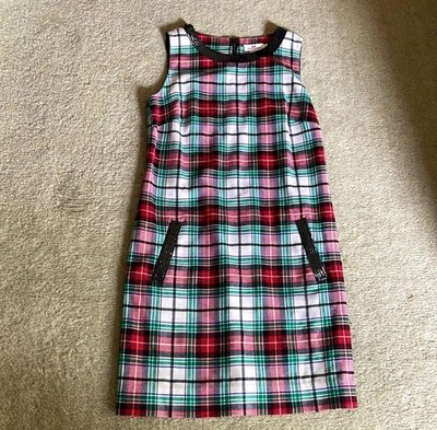 vineyard vines holiday dresses Vineyard Vines Women's Jolly Plaid Shift Dress (Red) (Size: 0)