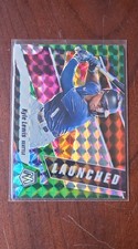 2021 Panini Mosaic - Launched Kyle Lewis #L8 Green Mosaic Prizm