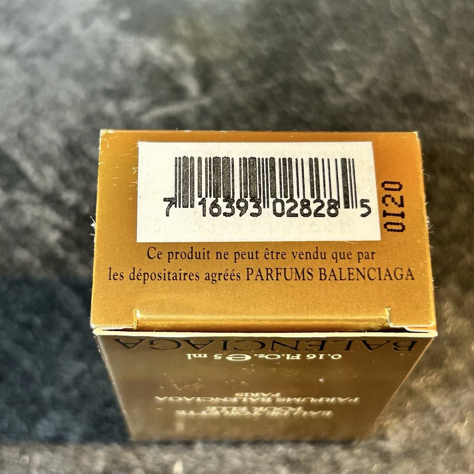 NUEVO Balenciaga CRISTOBAL Pour Elle .16 OZ Eau de Toilette Mini Splash Foto 4 de 4