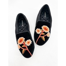 BIRDIES Starling Floral Embroidered Loafers Slip On 5.5