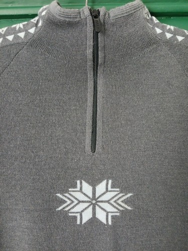 Dale Of Norway Size Large Grey Jumper 100% New Wool Womens - Picture 3 of 10