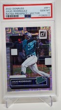 2022 Panini Donruss - Rated Prospect Julio Rodriguez #RP-1 Vector (RC) PSA 10 GE