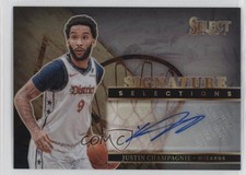 2024-25 Panini Select Signature Selections Justin Champagnie #SS-JCP Auto 1d4