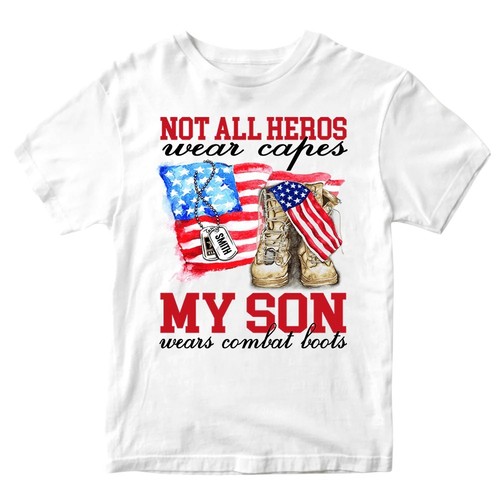 Veteran Custom Shirt My Son Wears Combat Boots Personalized Gift_zi0_57
