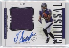 2018 National Treasures Rookie Colossal Signatures 15/99 Jaleel Scott Auto 0s3