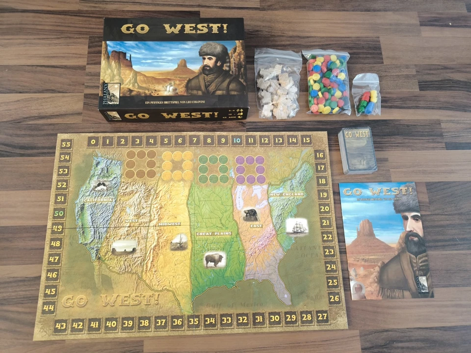 Go West - Brettspiel Phalanx Games - Unbespielt, Karten sind noch in Folie Game - Bild 2 von 4