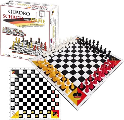 Quadro Schach und Ziehen - 4 Spieler (UK)