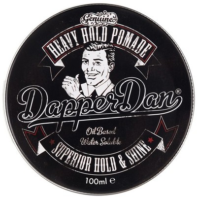 Dapper Dan Heavy Hold Pomade 100ml starke Fixierung Glanz parabenfrei