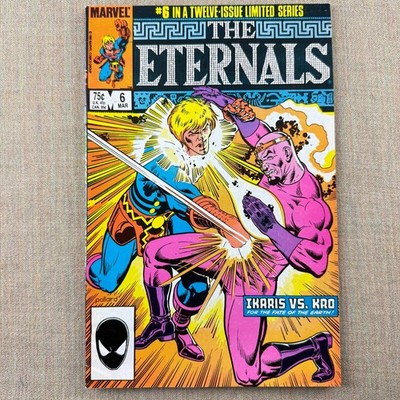 The Eternals #6   Ikaris vs. Kro! (1985, Marvel Comics)