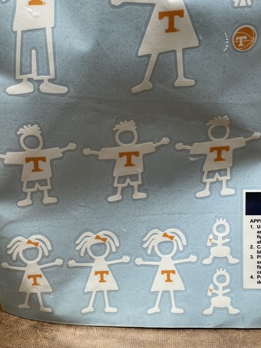 Craftique UT University Of Tennessee Volunteers Family Car/Auto Decals Stickers - Picture 4 of 6