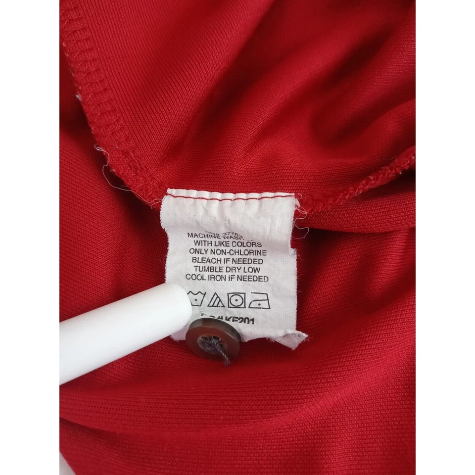 Camisa de golf ligera roja Top Flite para hombre talla grande Foto 4 de 4