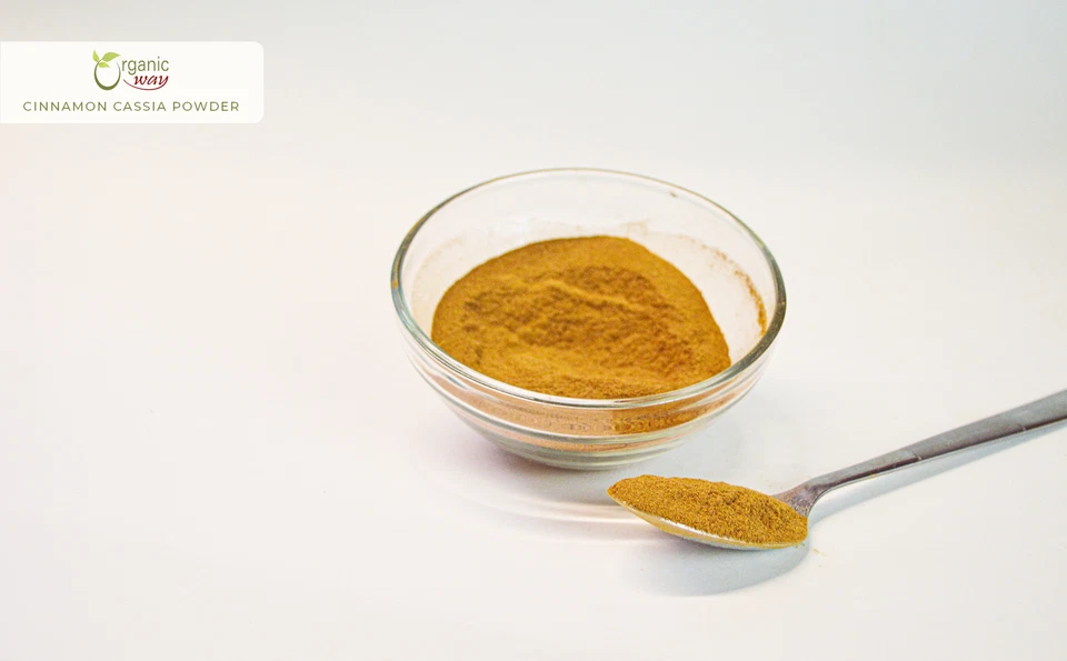 Polvo de casia de canela Organic Way - orgánico, kosher y certificado por el USDA Foto 3 de 4