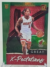Precious Achiuwa 2020-21 Donruss Great X-Pectations Green Flood Rookie RC #20