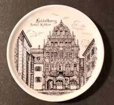 Heidelberg Germany Hotel Ritter Mini Plate by Orzella DP Made in West Germany