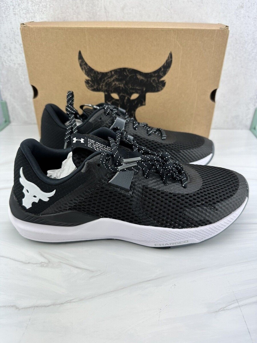 Under Armour Project Rock BSR 2 Mens 10 Training Shoes Black White 3025081-001 Fitness shoes Under Armour UA Project Rock BSR 2  main image 3