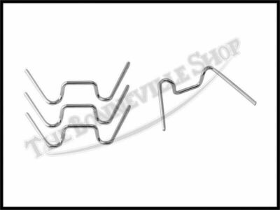 LUCAS TRIUMPH NORTON BSA HEADLAMP REFLECTOR FIXING CLIPS WIRES (4) PN# 504665 50