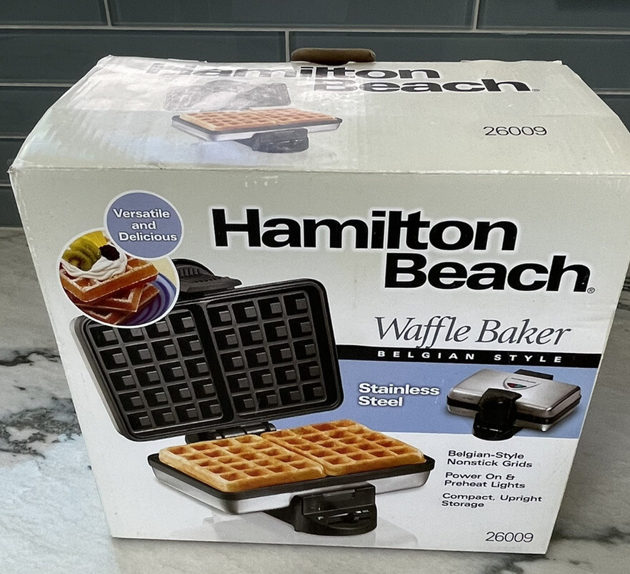 hamilton beach waffle baker