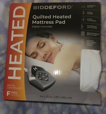 Biddeford Electric Heated Mattress Pad Full Size