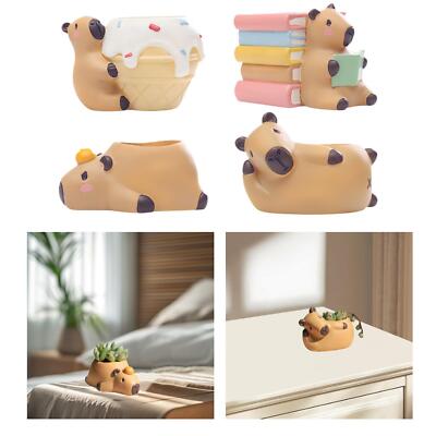 Kleiner Capybara-Blumentopf, Blumenaufbewahrungsbehälter für Büro,