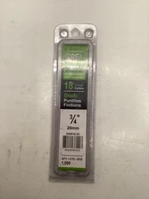 Pack of 1000 Grex GSB18-20 18 Gauge Stainless Steel Brad Nails 3/4"