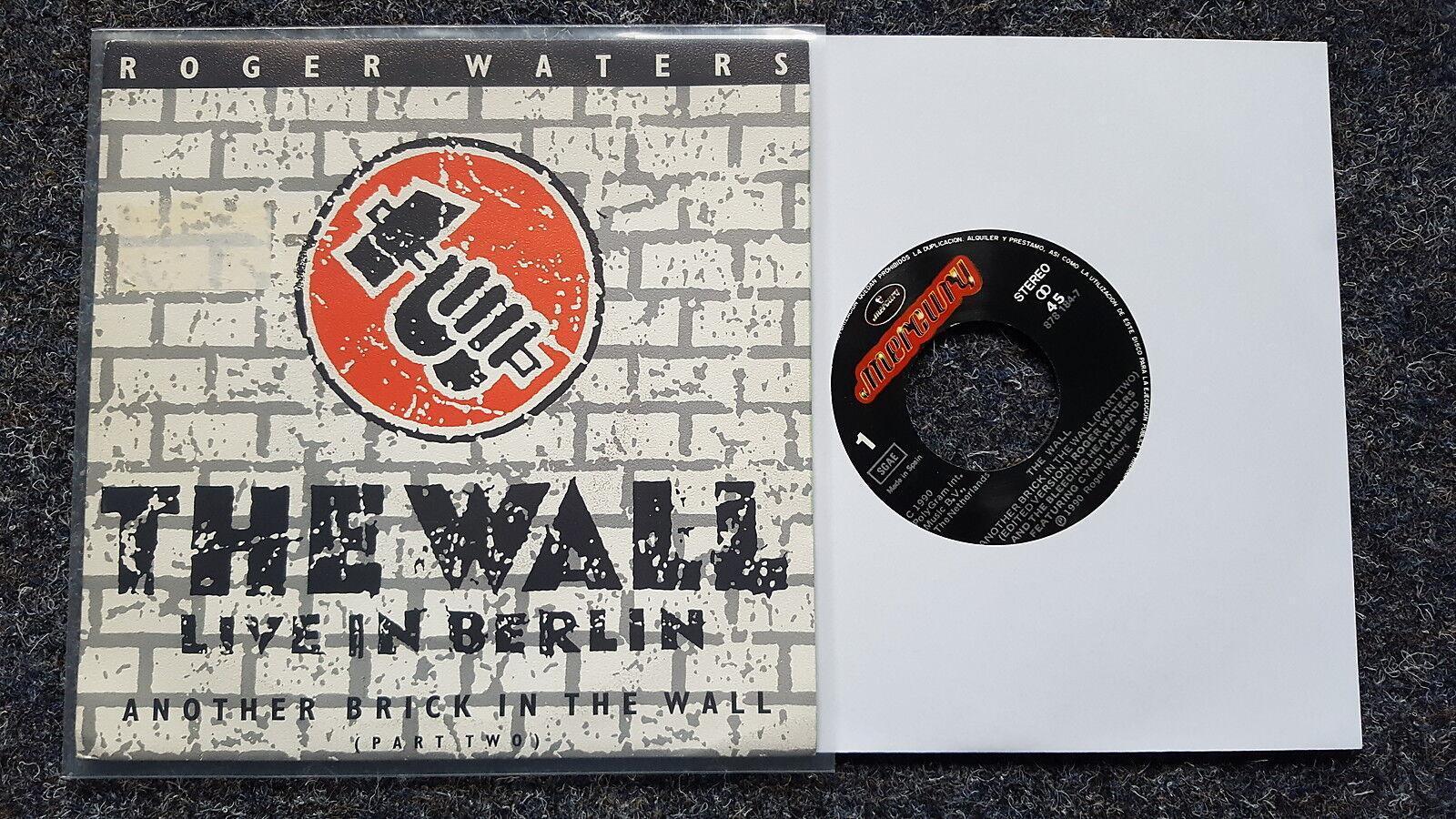 7"" Single Spain Vinyl Roger Waters/ Pink Floyd - Another brick in the wall/ Run