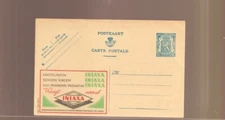 BELGIUM PUBLIBEL 1941 POSTCARD   -- 20654