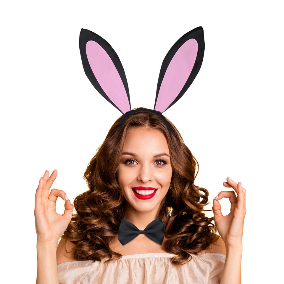 Bunny Ear Set Rabbit Hair Band Cosplay Costume Accessory Ears Headwear