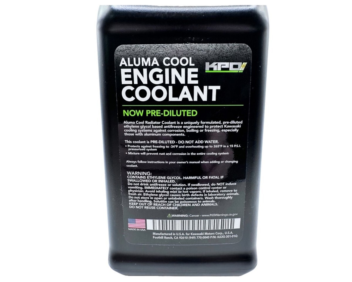 Kawasaki KPO Pre-Diluted Engine Coolant 32oz K63G-301-01Q | eBay