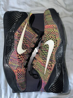Kobe 9 IX Elite Low Multicolor Glow Masterpiece Nike ID Size 13