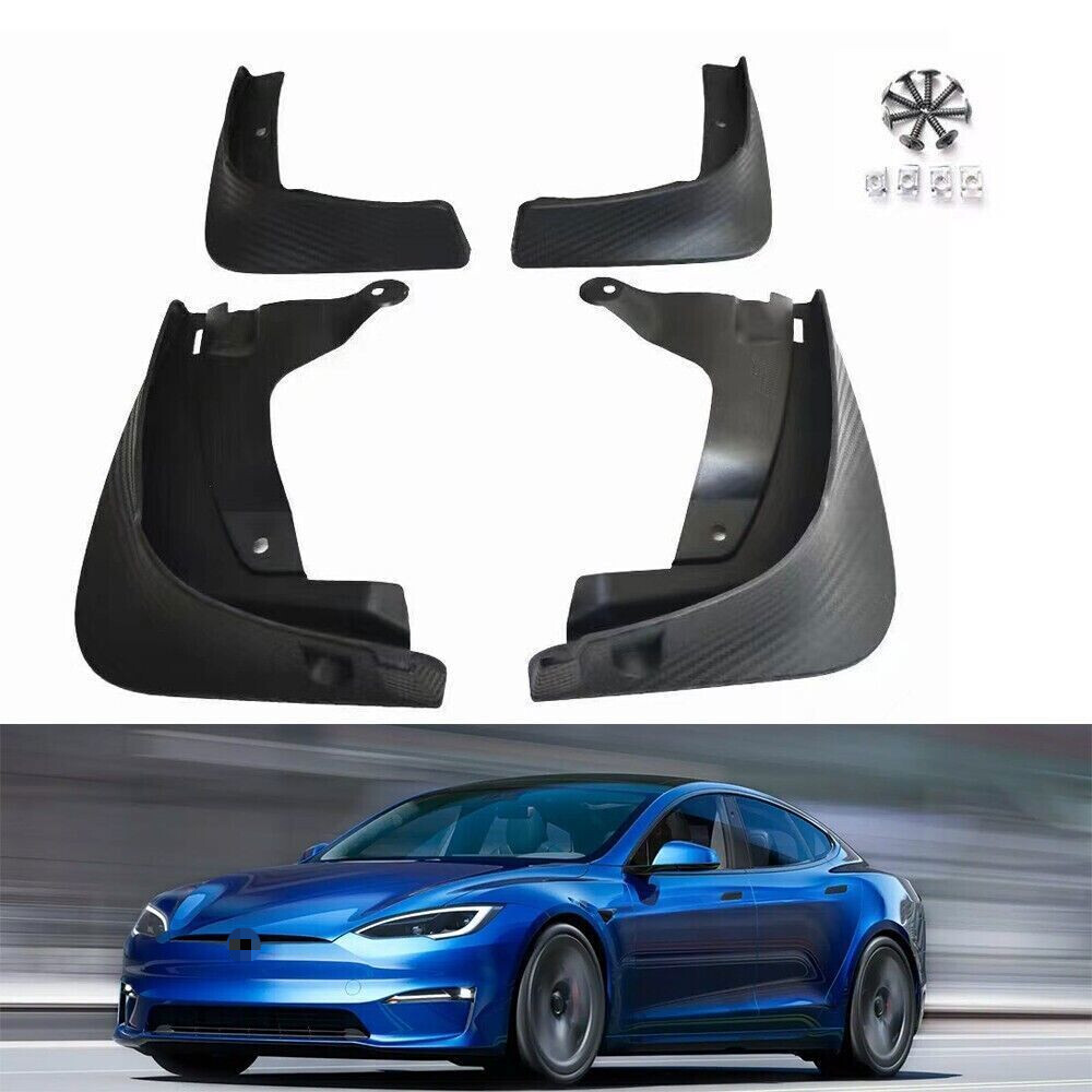 Front & Rear Splash Guards Mud Flaps Fender for Tesla Model 3 2023 2024
