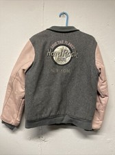 VINTAGE Hard Rock Cafe Jacket Mens SMALL Varsity Bomber Letterman 90s NEW YORK