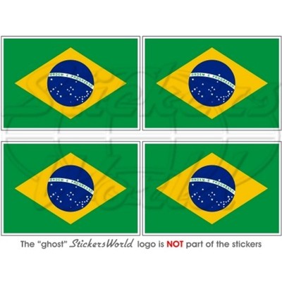 Autoaufkleber Fahne Von Brasilien Als Silhouette