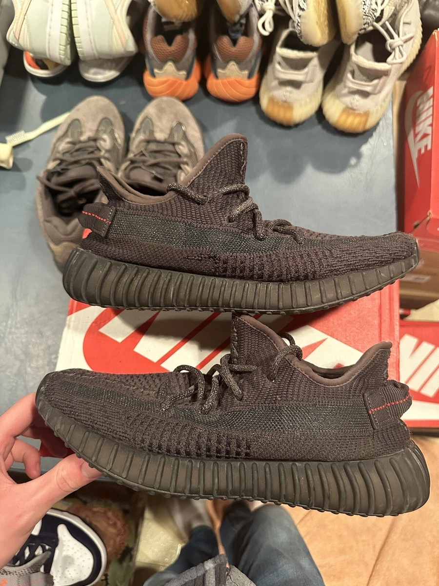 Size 7 - Adidas Yeezy Boost 350 V2 Black Non-Reflective 2019 FU9006