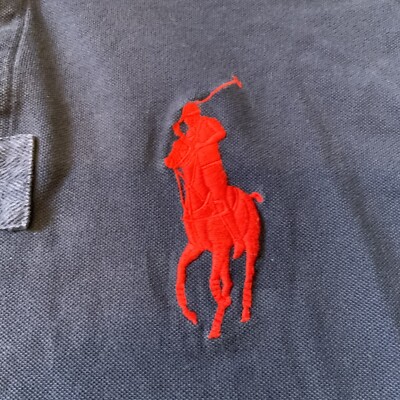 Ralph Lauren USA 国旗 ビッグポニー ポロシャツ XL Ralph Lauren Polo United States Flag Big Pony Blue Shirt USA Mens