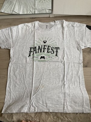 Xbox One FanFest Exclusive Promo T-Shirt from Gamescom 2016 Size XL