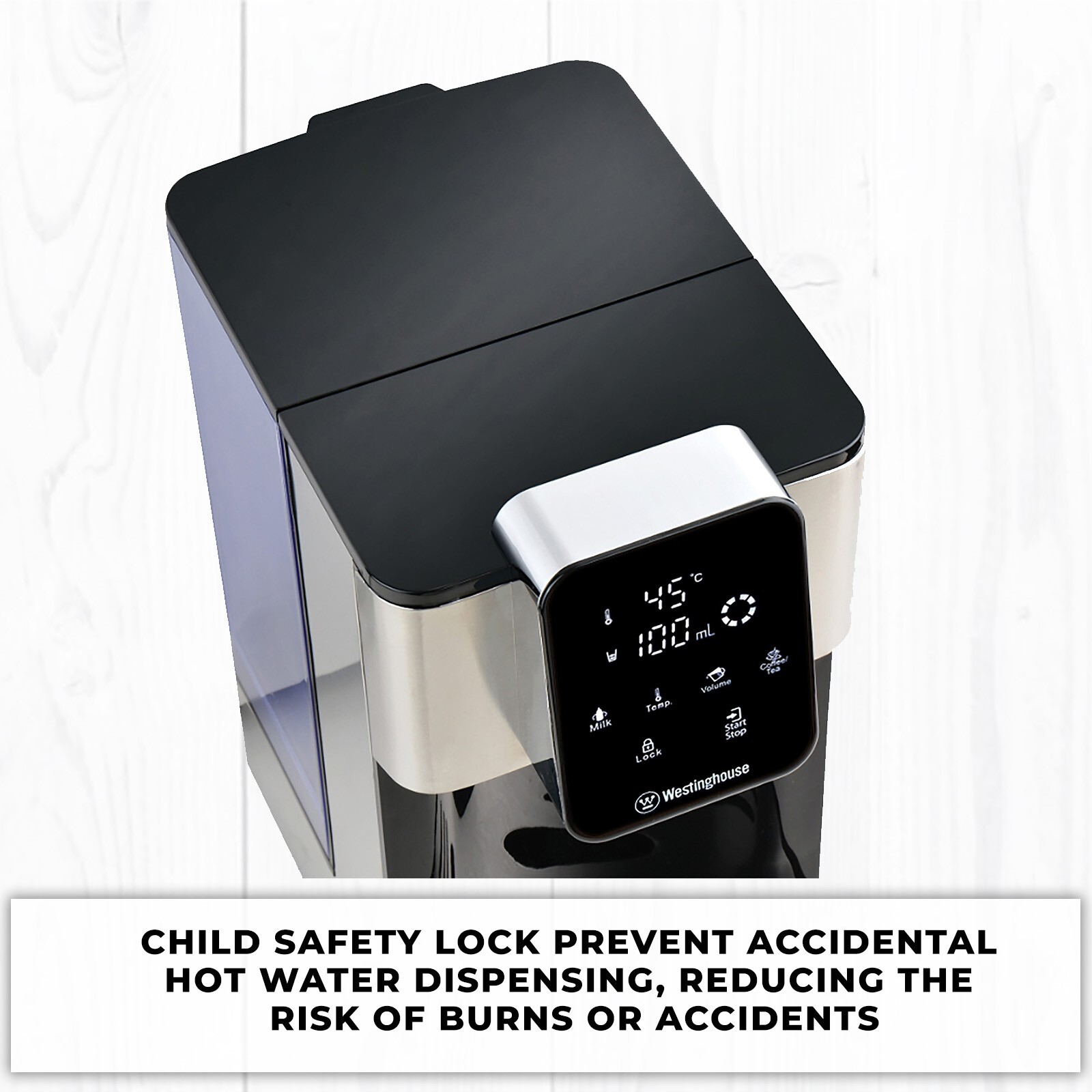 Westinghouse 4L Digital Instant Hot Water Dispenser Boiler Urn