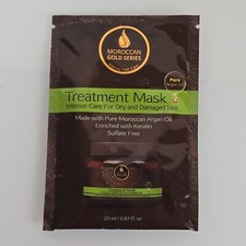 Moroccan Gold Series Argan Treatment Hair Mask for Dry Damaged Hair 20 ml sample