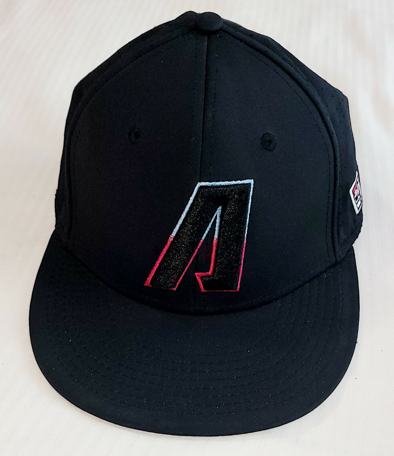 Arizona Diamondbacks Black Perforated Adult Baseball Cap One Size