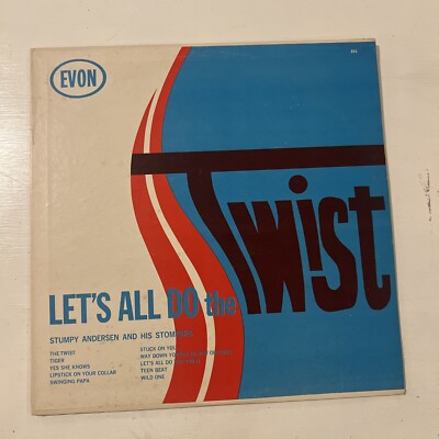 Stumpy Andersen Let's All Do The Twist Vinyl LP Evon 351 VG+/VG+