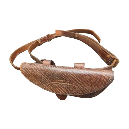 Former Japanese Army Original Officer Ammo Pouch Pistol Band Military Vintage  - Picture 6 of 8