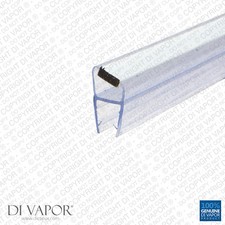 Di Vapor (R) Shower Door Magnetic Seal Replacement | 4-6mm/8mm/10mm Glass |