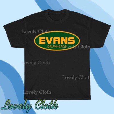 Evans Drumheads Logo TEE T-Shirt Funny American Size S to 5XL T-Shirt
