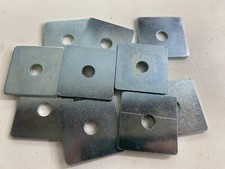 10 Square Plate Washers 50mm x 50mm Heavy Duty Zinc Plated 10mm 12mm 16mm