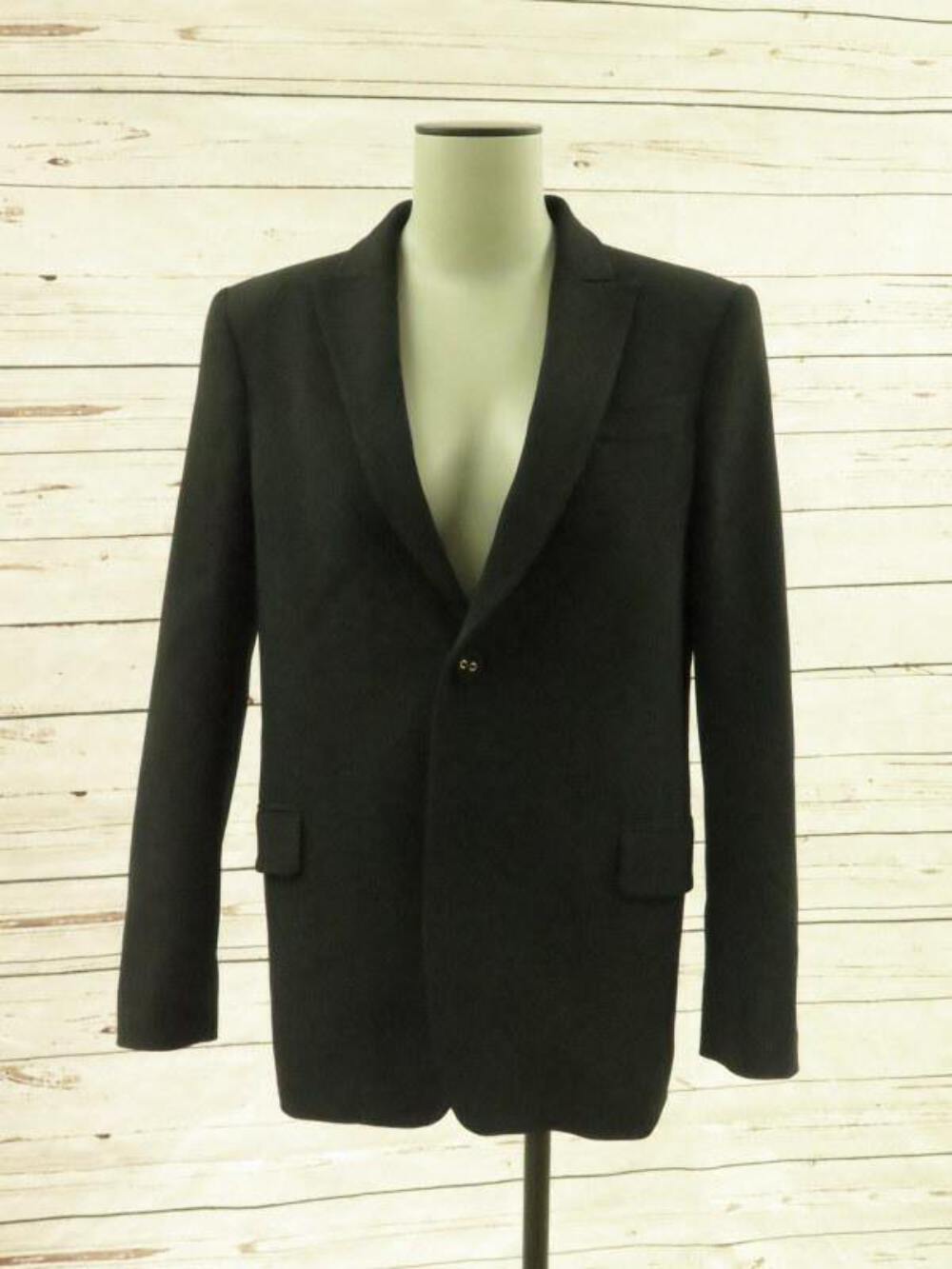 Dsquared2 Blazer Black Stretch Crepe Size 38 One-… - image 1